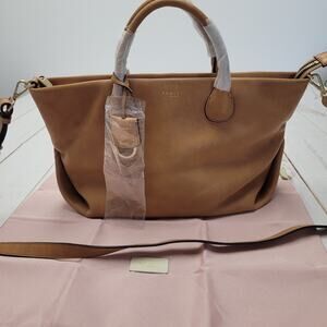 Radley London Aster way medium ziptop crossbody bag purse butterscotch